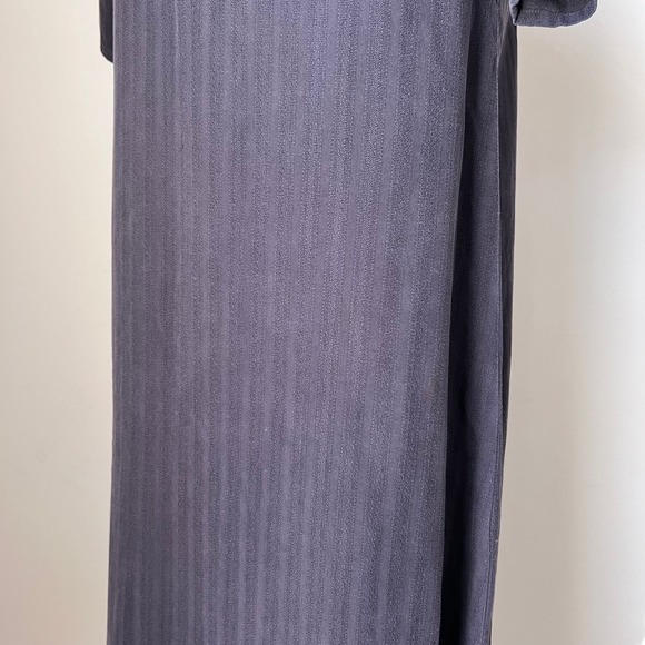 Eileen Fisher Vtg 2 Pc Set Textured Knit‎ Cardigan and Striped Midi Dress Small - Picture 14 of 16